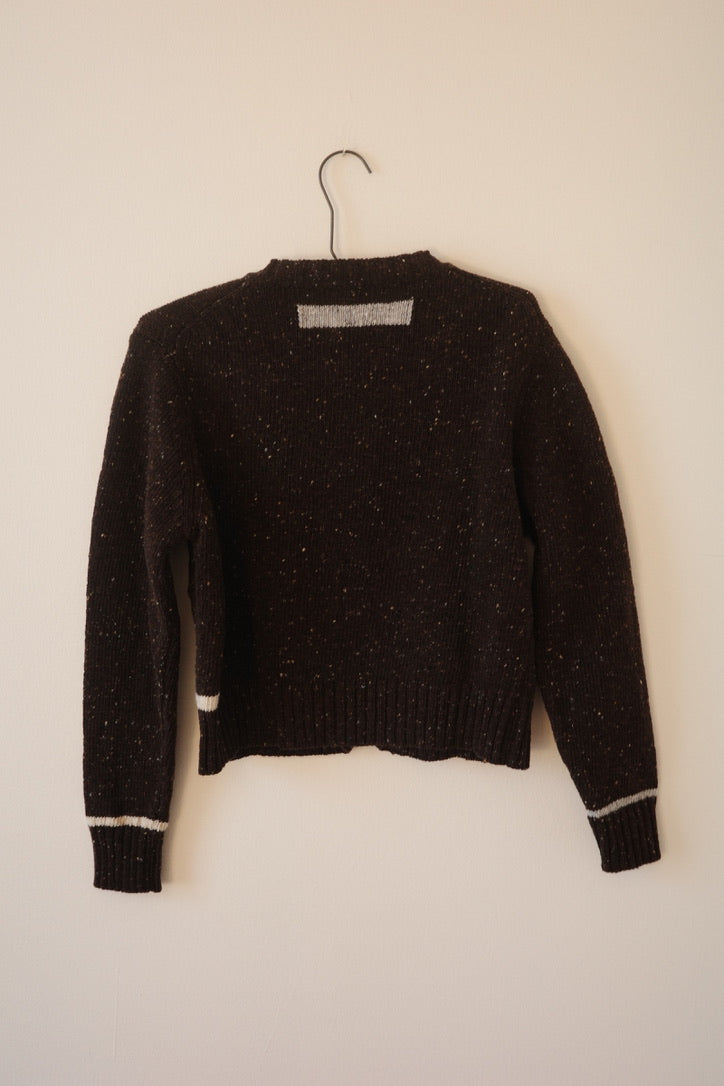 The Donegal Tweed Cropped Cardigan