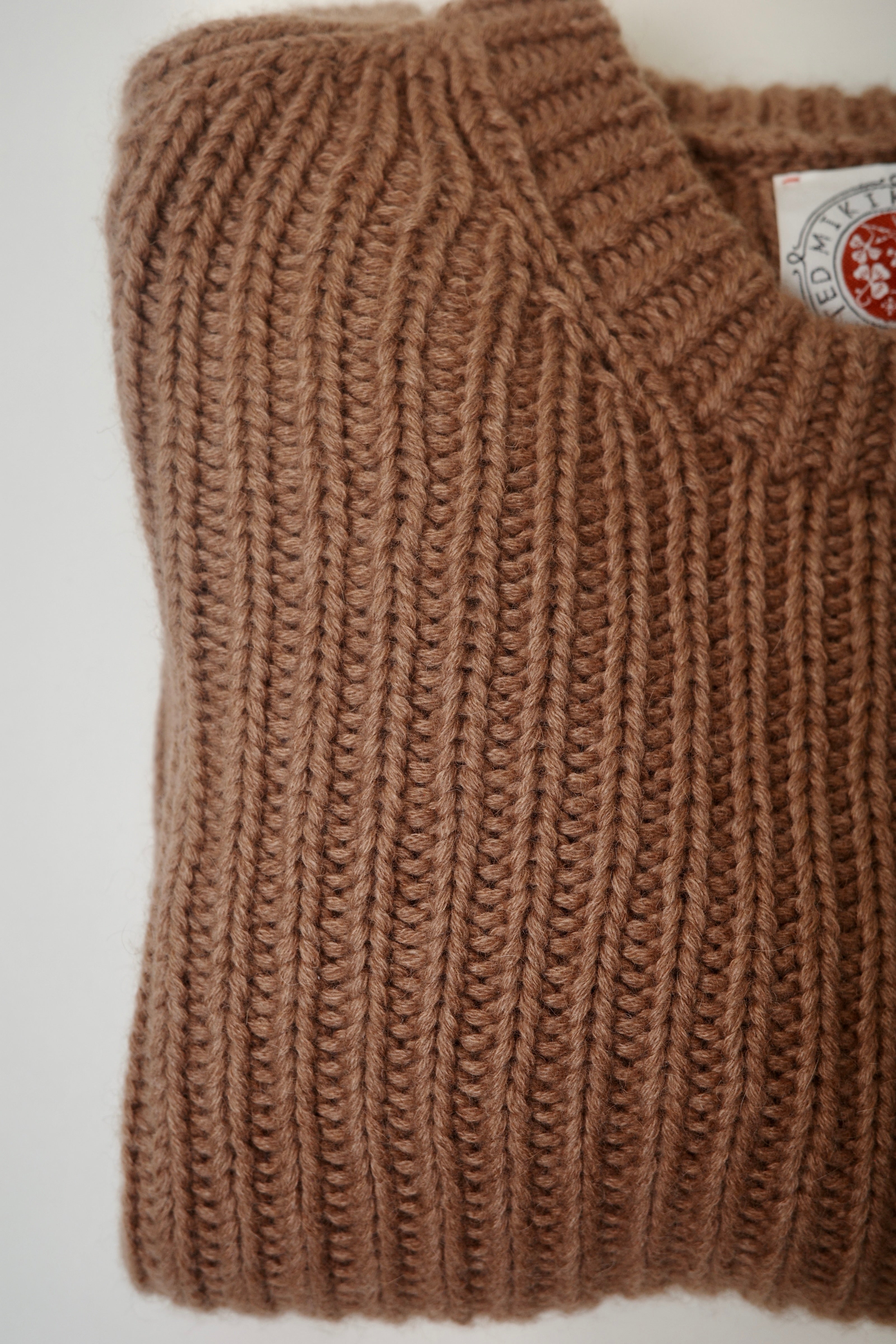 The Fran Crewneck in Camel