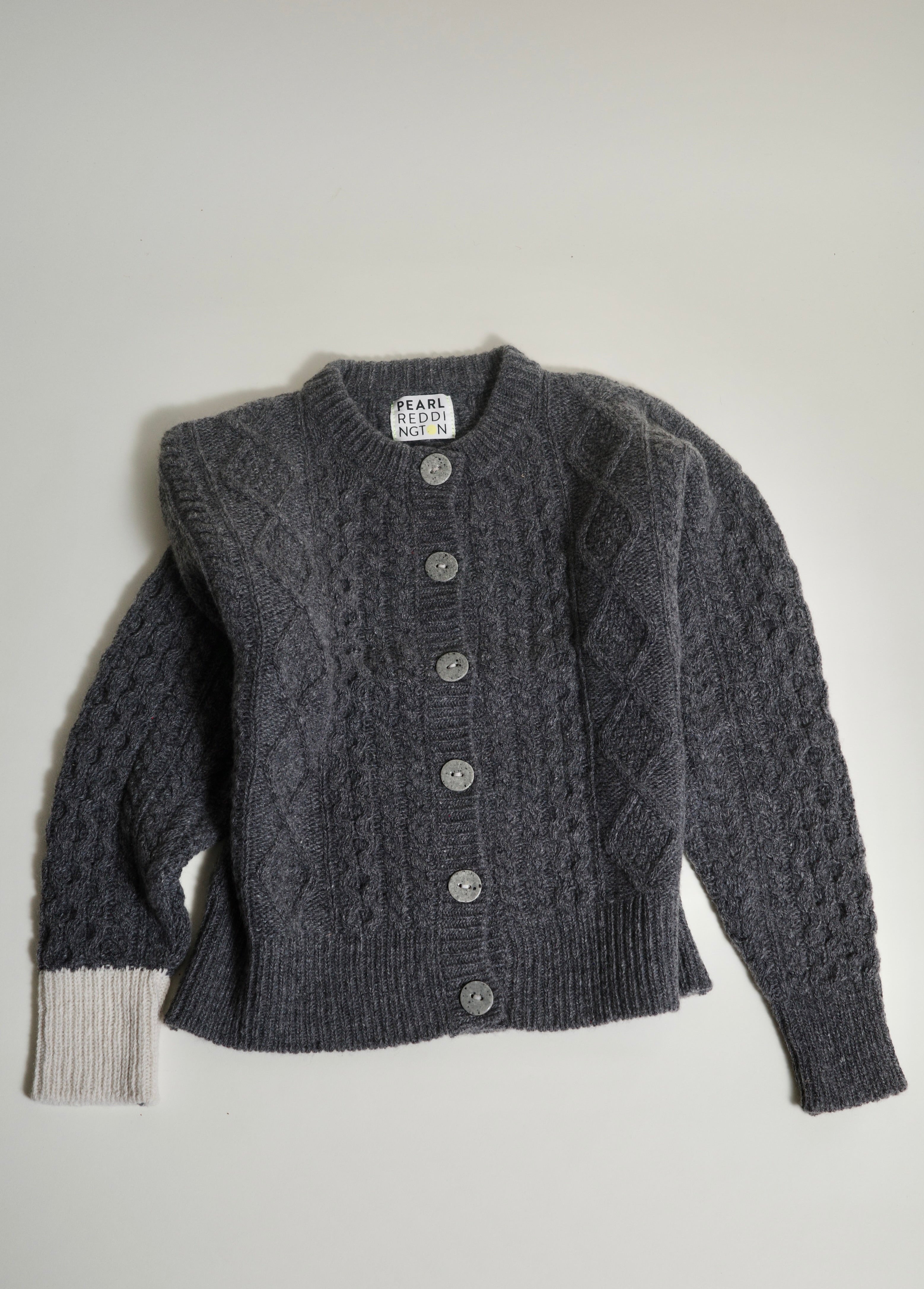 The Aran Cropped Cardigan