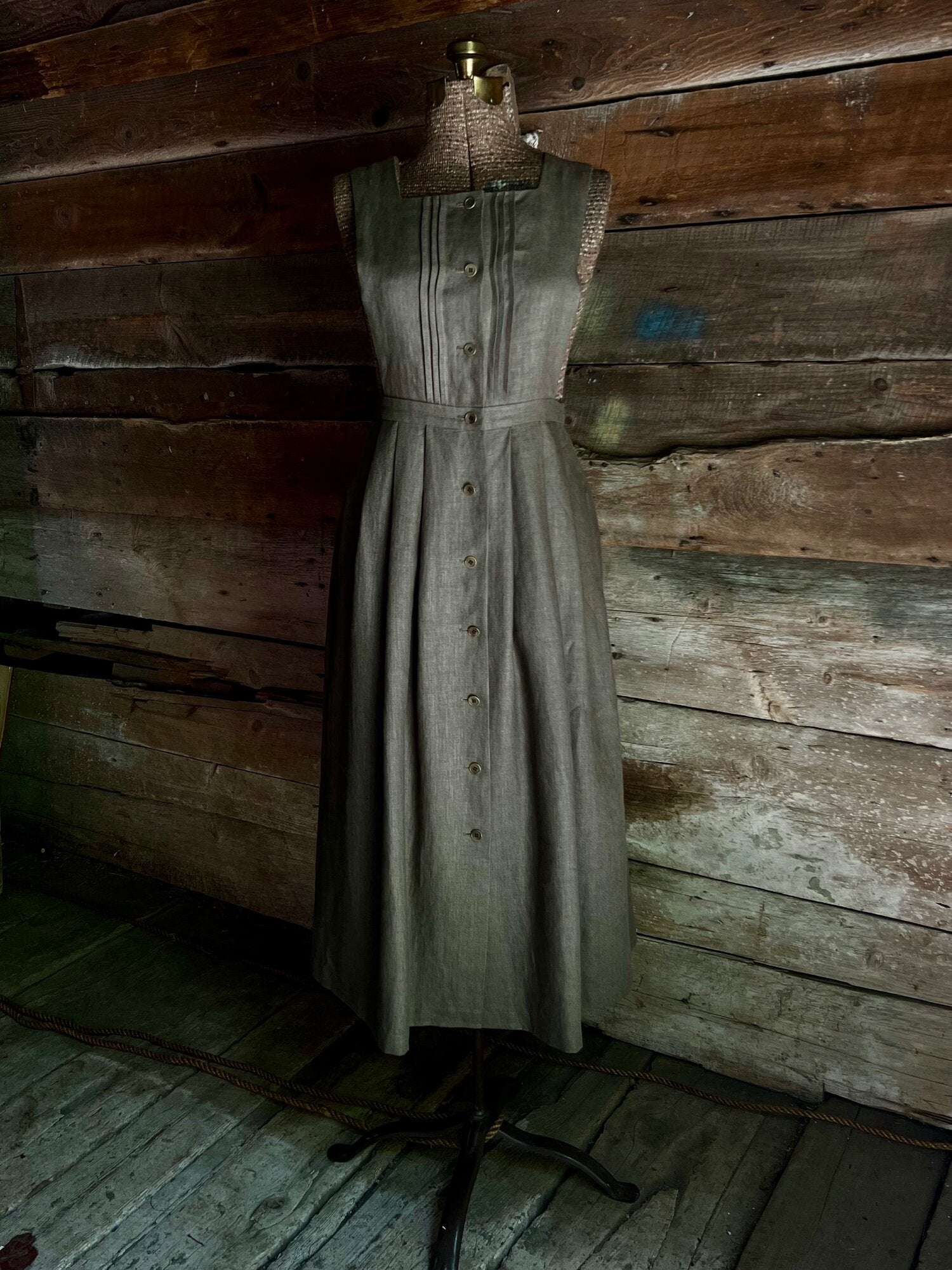 The Apron Dress in Linen