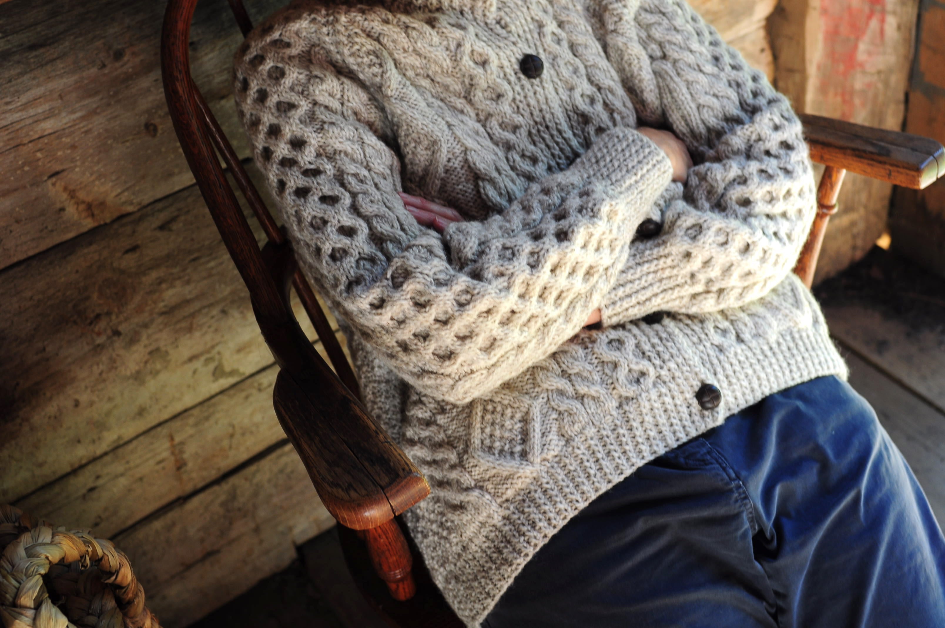 The Aran Cardigan