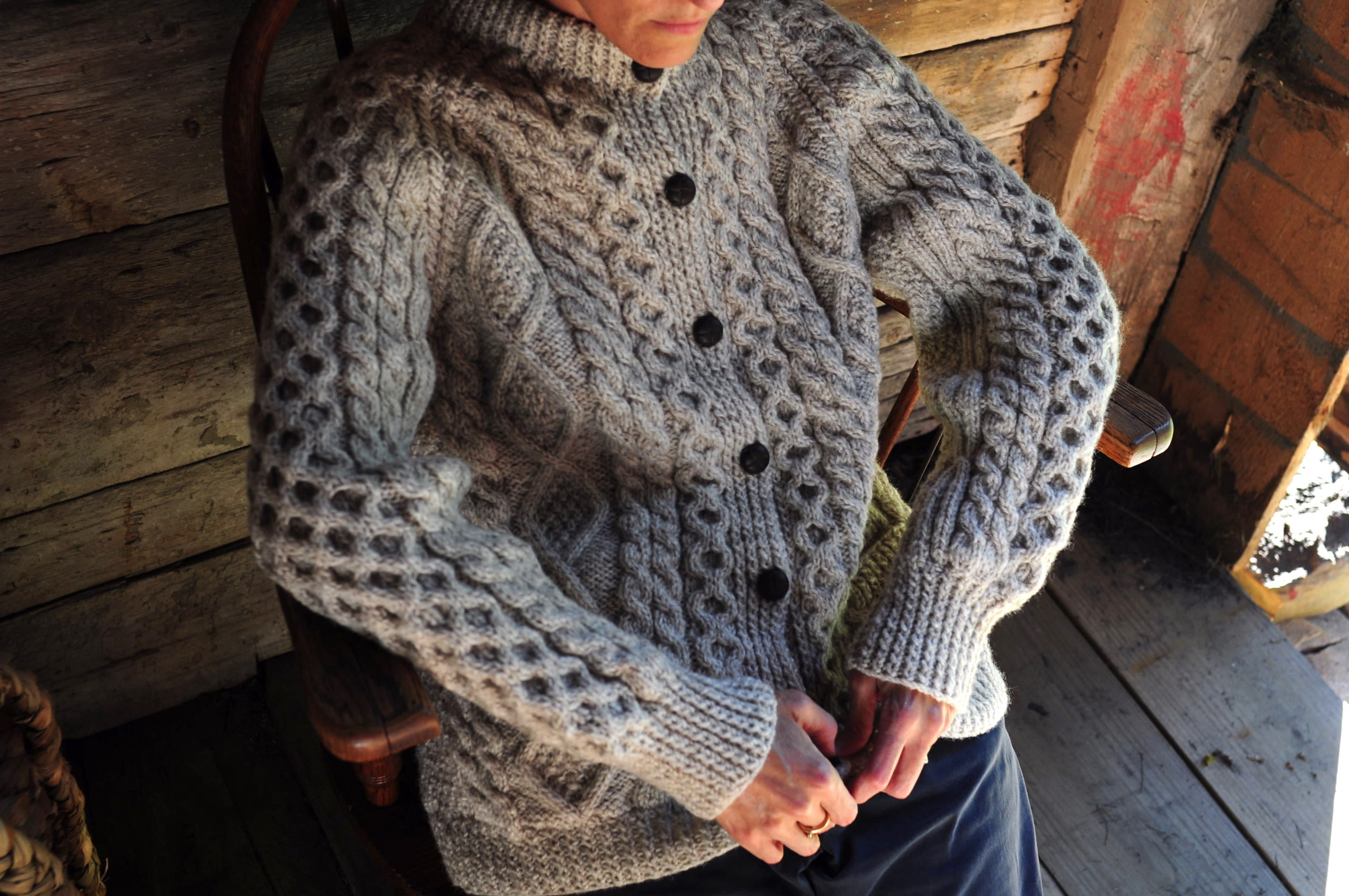 The Aran Cardigan
