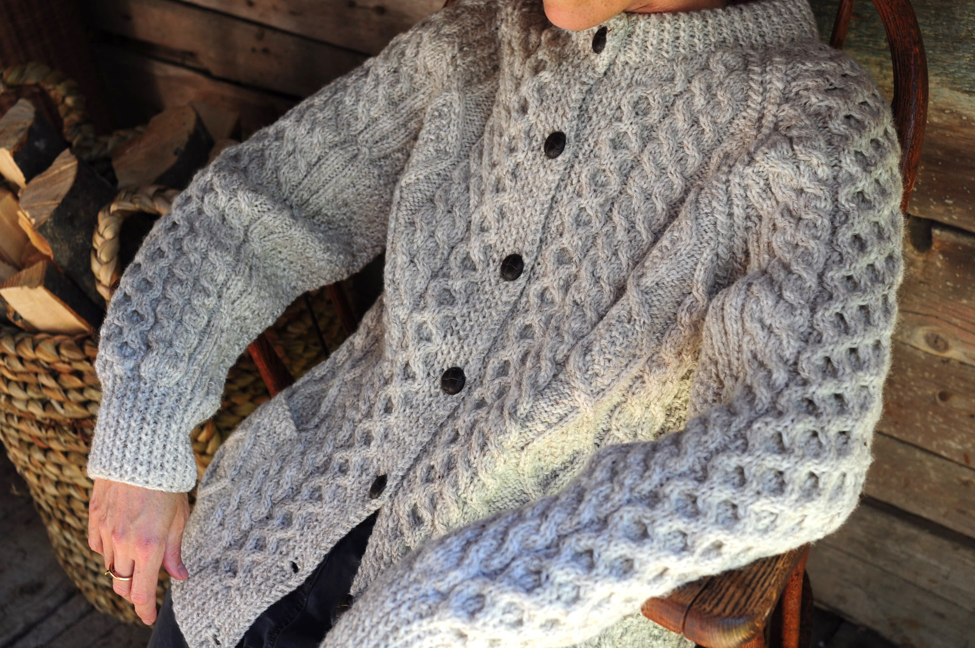 The Aran Cardigan