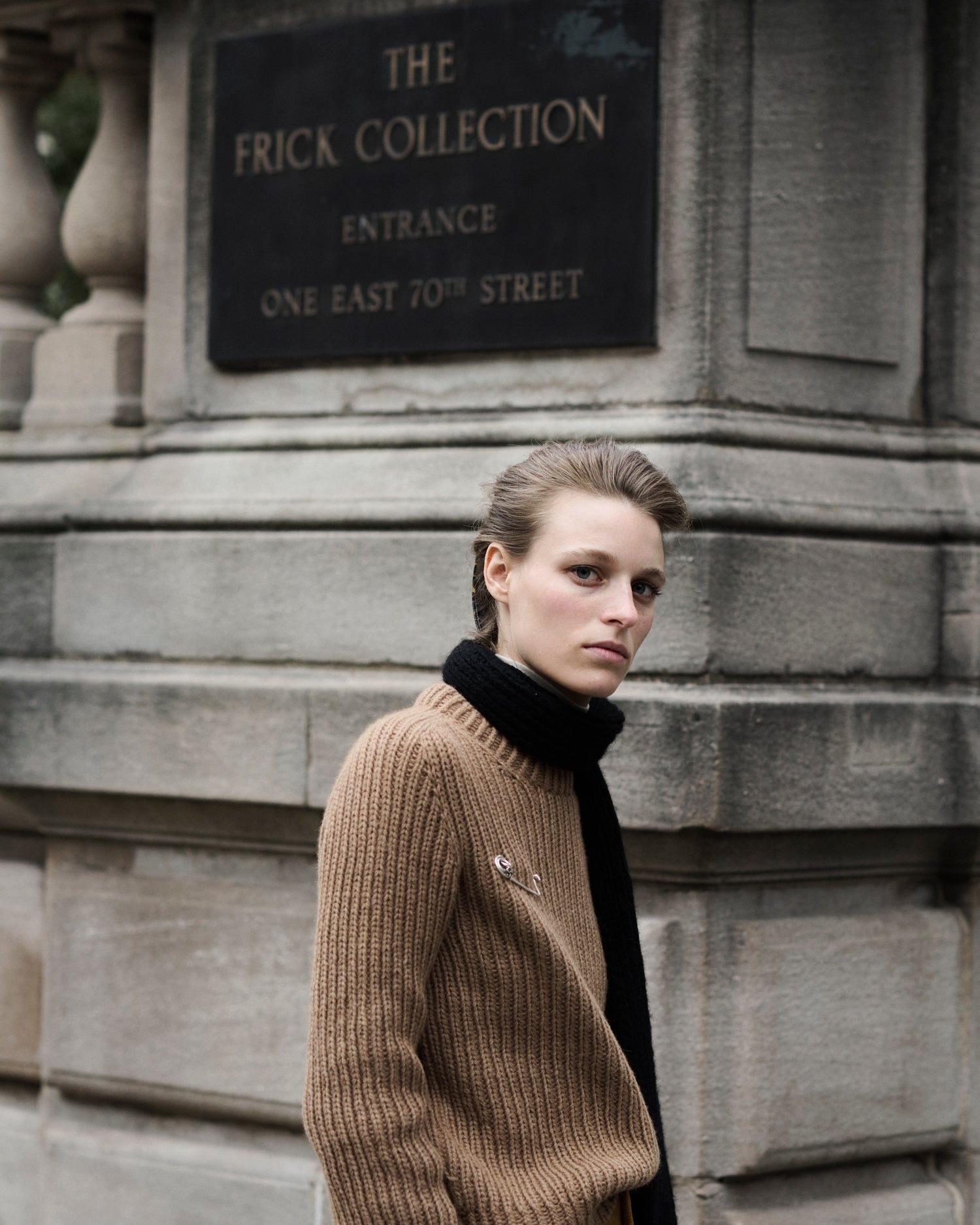 The Fran Crewneck in Camel