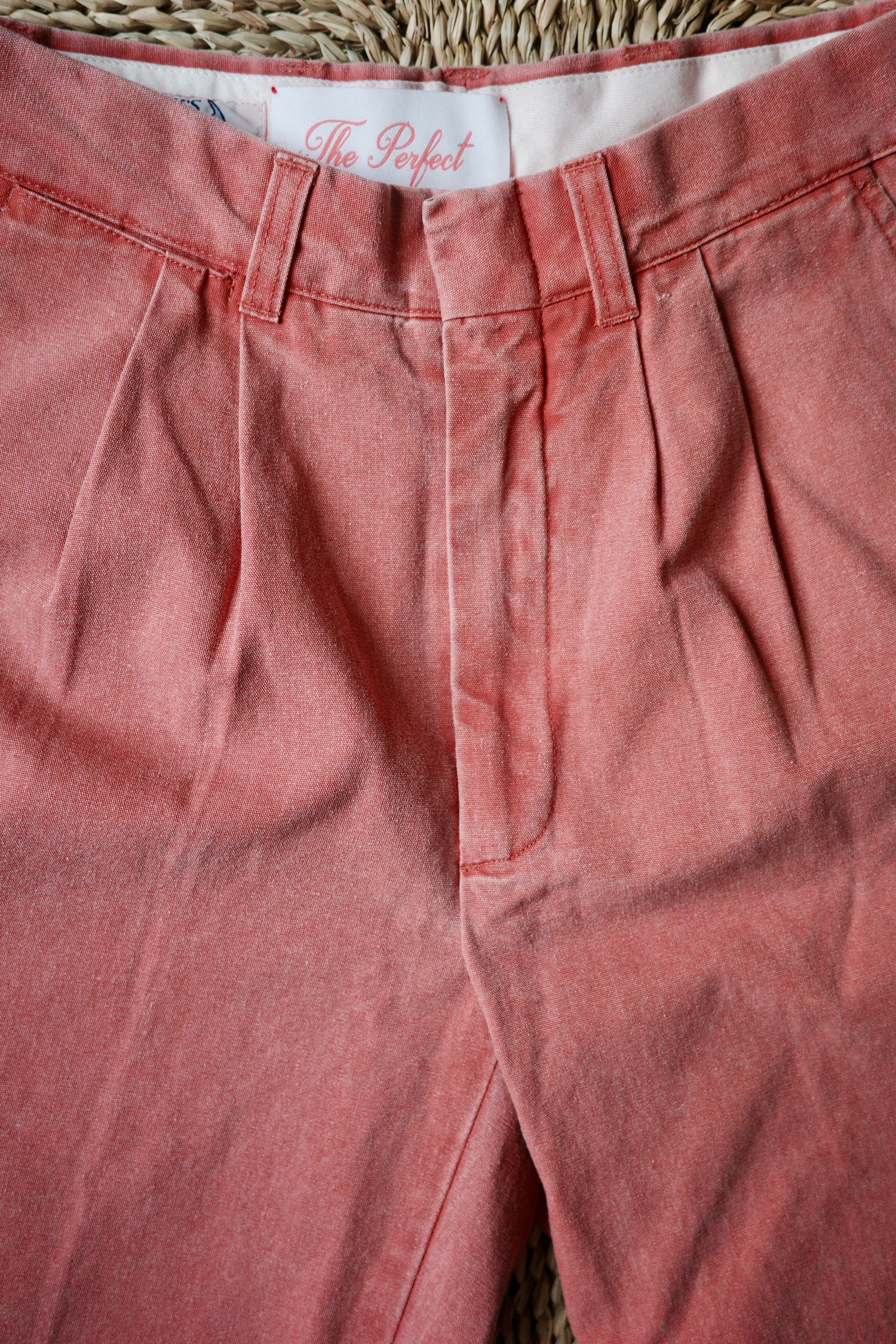 Vintage Nantucket Red Pleated Trouser