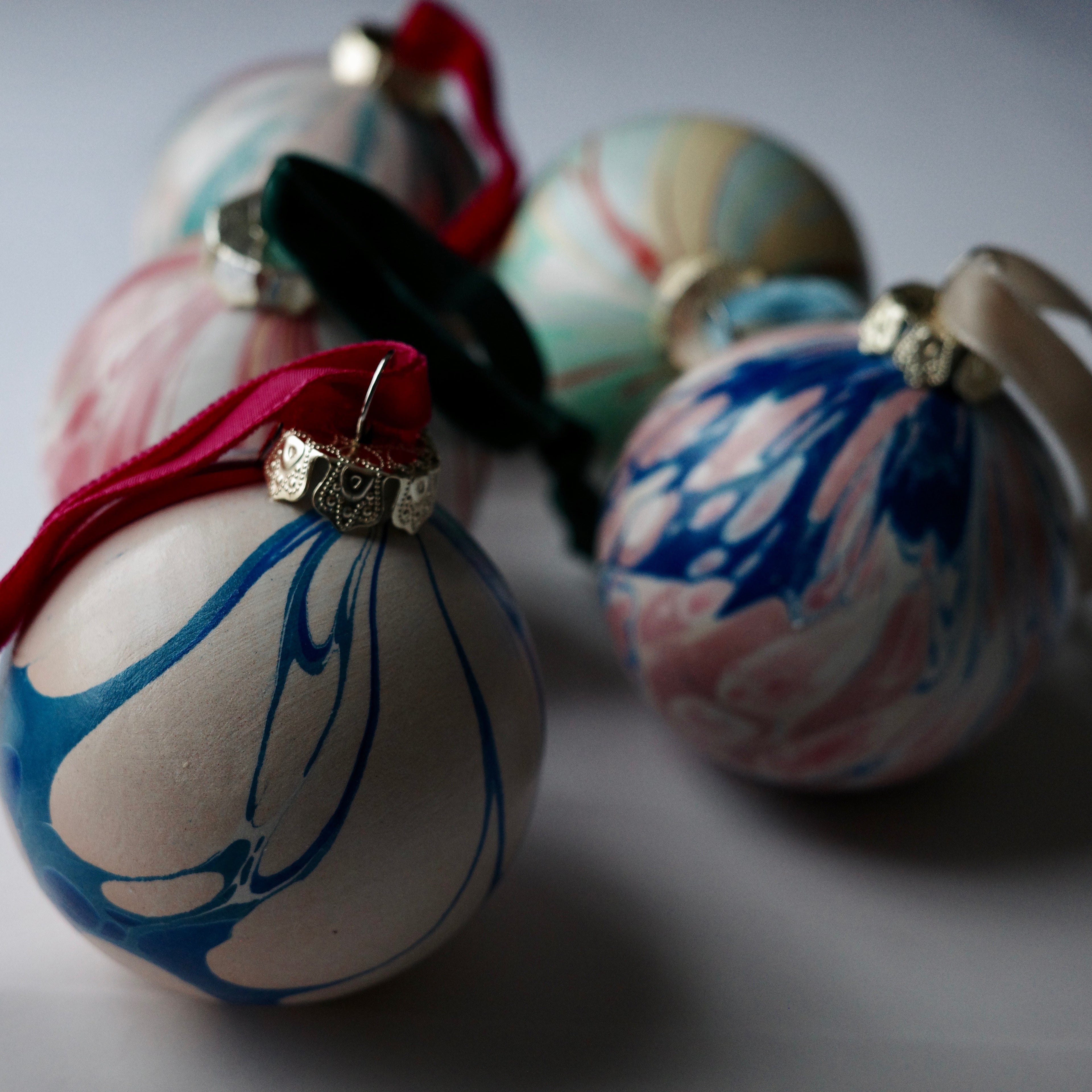 The Marbled Ornaments