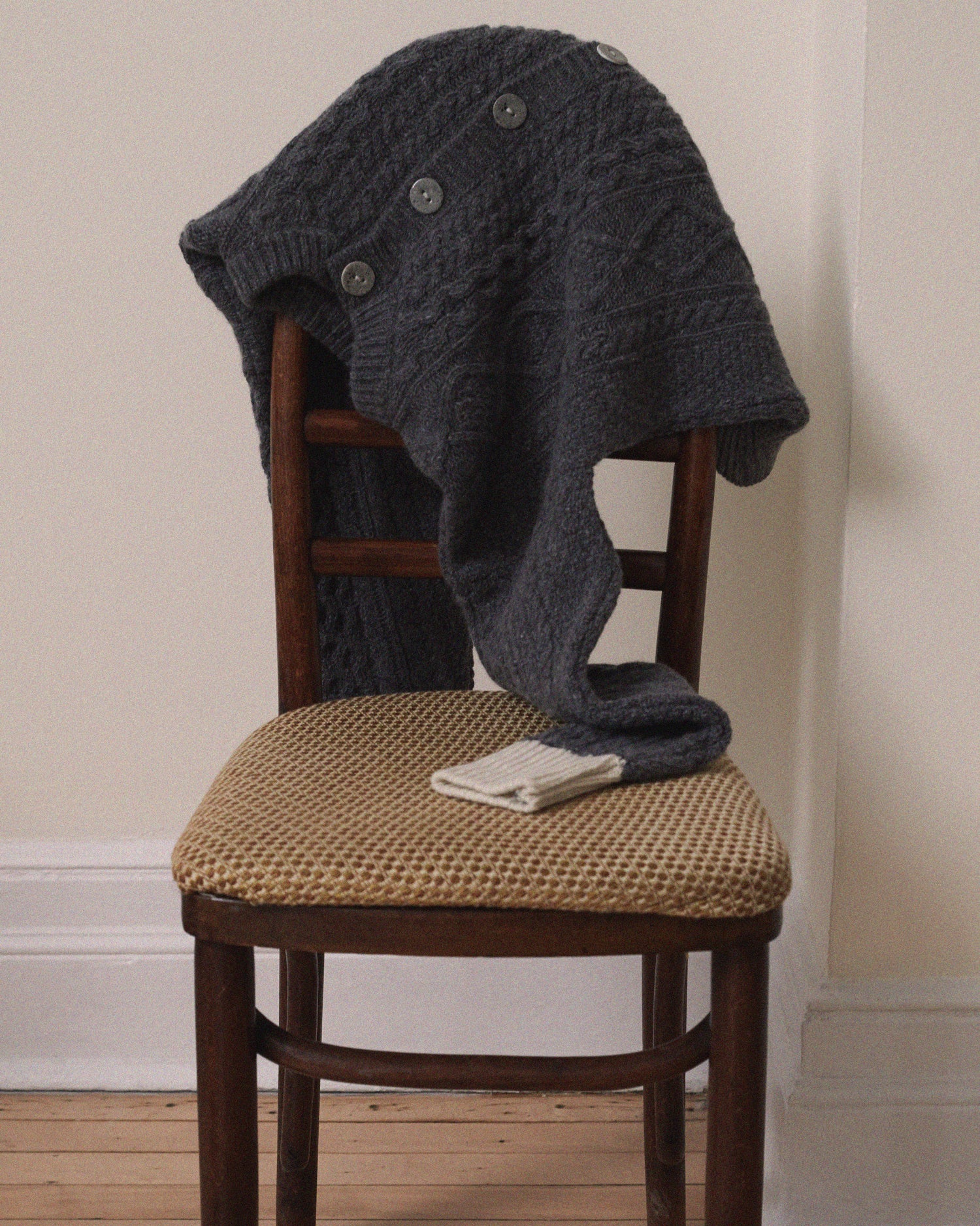 The Aran Cropped Cardigan