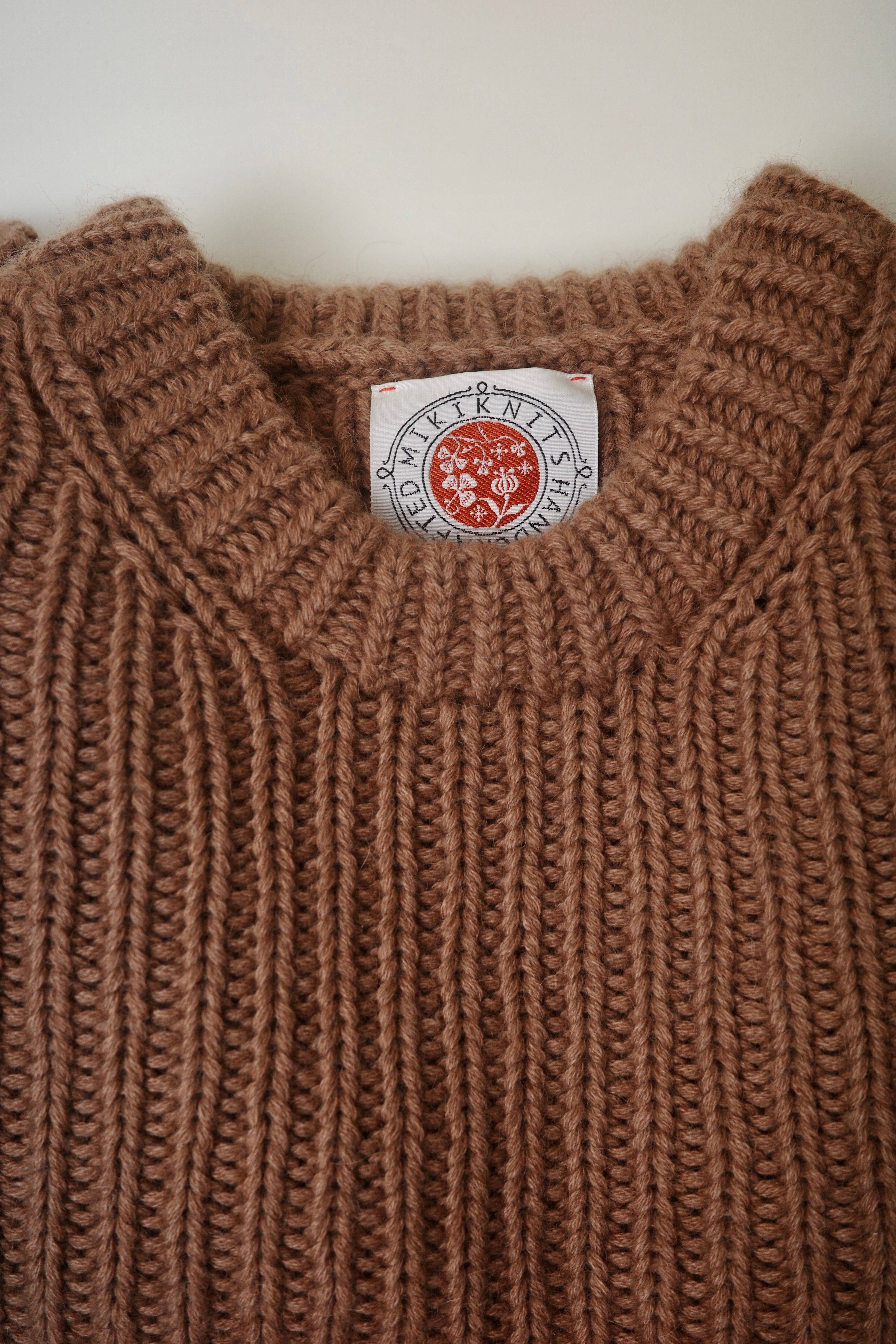 The Fran Crewneck in Camel