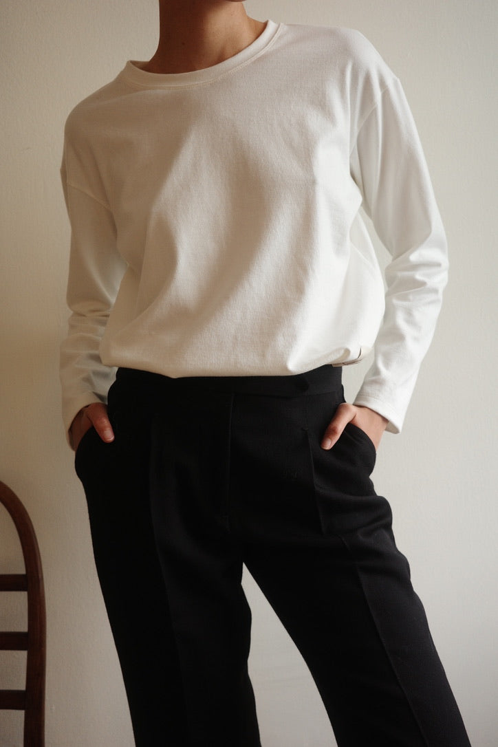 The White Long Sleeve T-Shirt 2.0