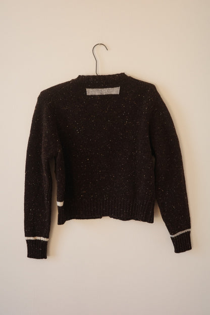 The Donegal Tweed Cropped Cardigan