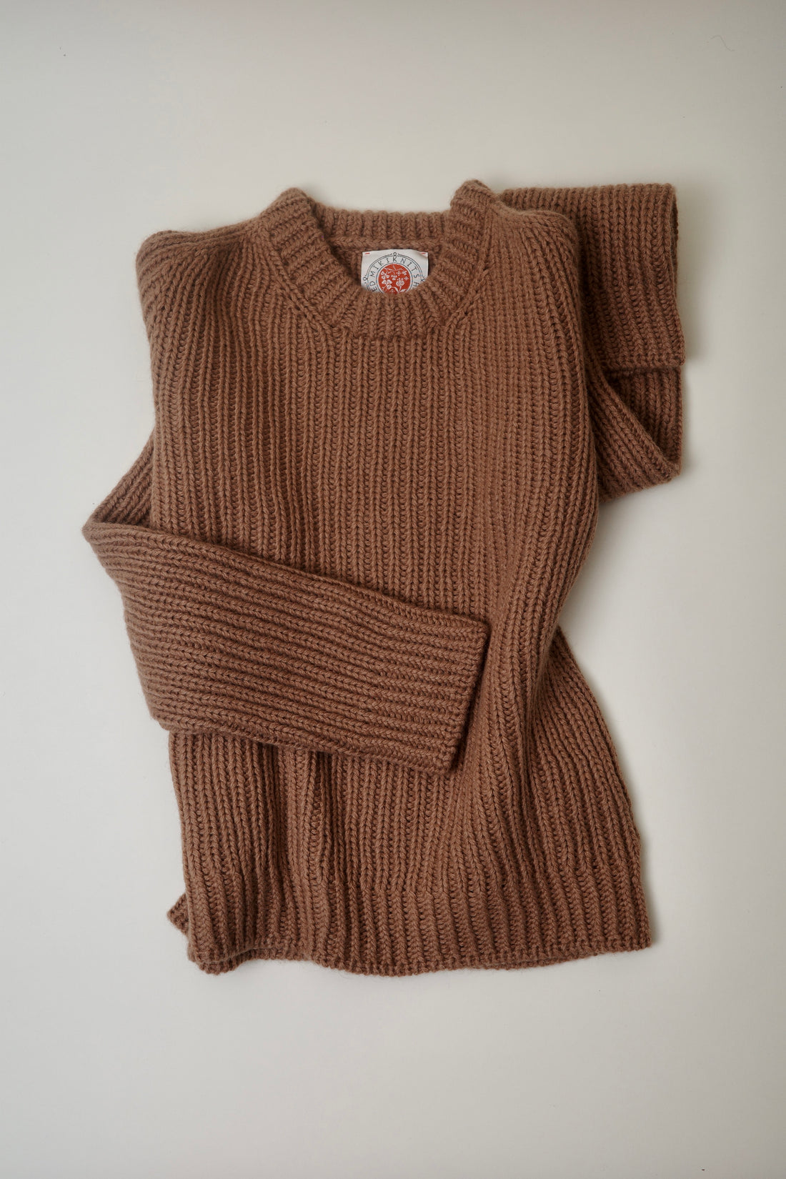 The Fran Crewneck in Camel