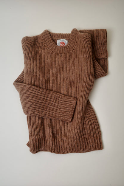 The Fran Crewneck in Camel