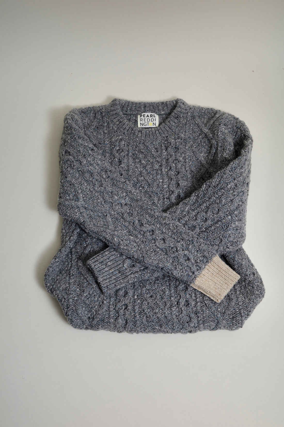 The Aran Crewneck in Grey