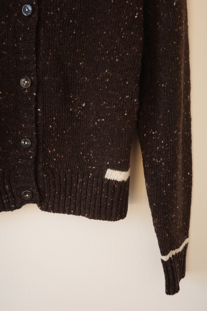 The Donegal Tweed Cropped Cardigan