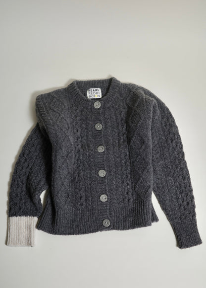 The Aran Cropped Cardigan