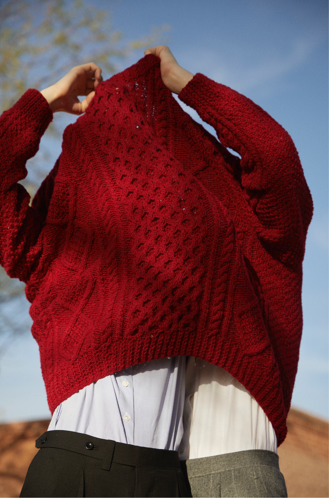 The Aran Crewneck - In Stock