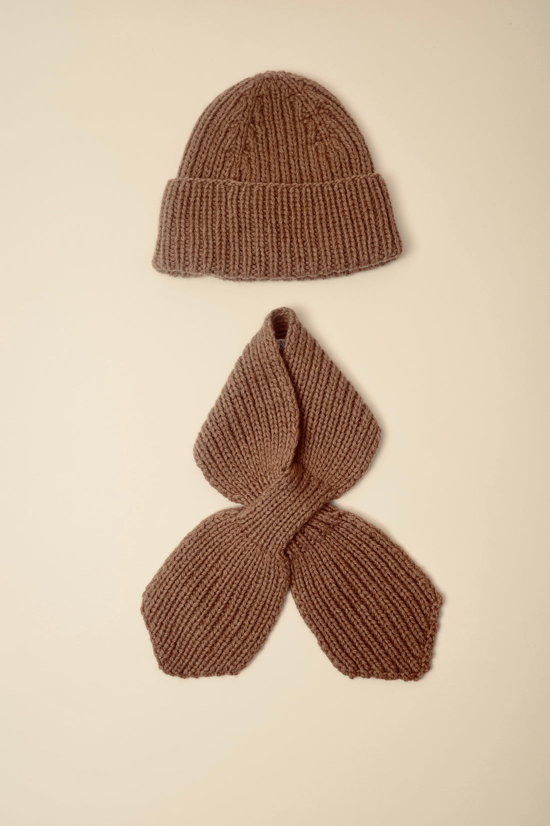 The Camel Ribbed Beanie