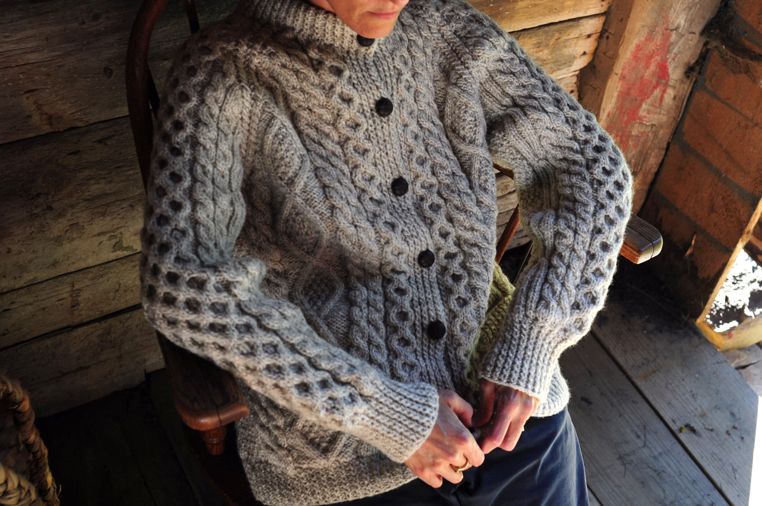 The Aran Cardigan