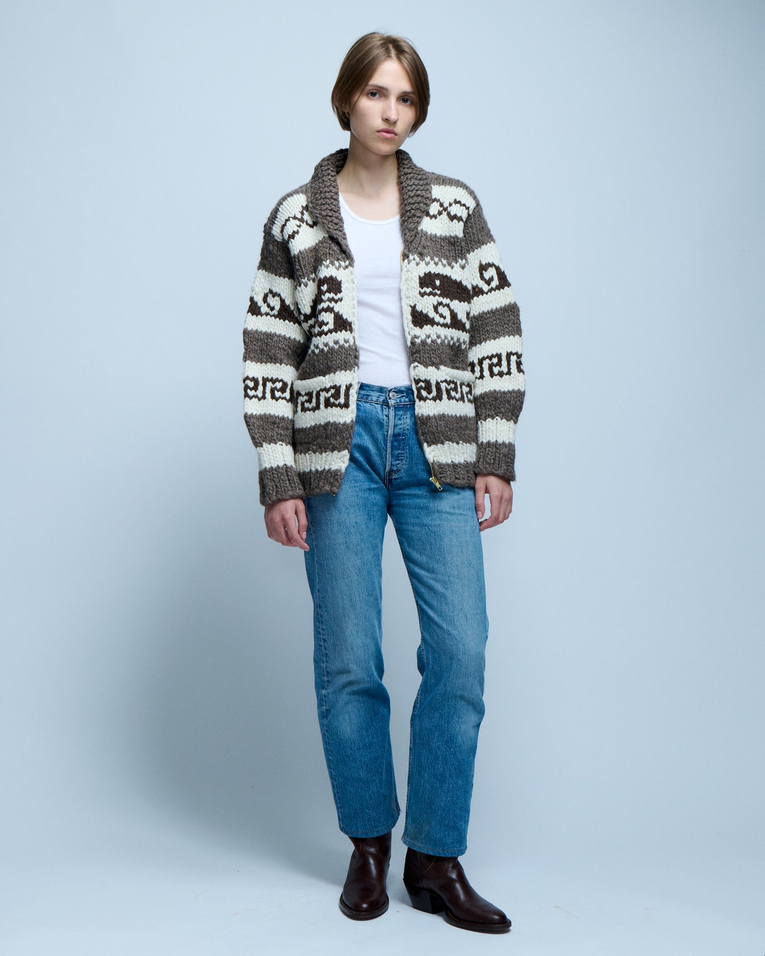 The Whale Cowichan Cardigan Jacket