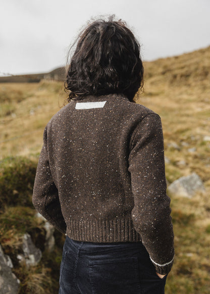 The Donegal Tweed Cropped Cardigan