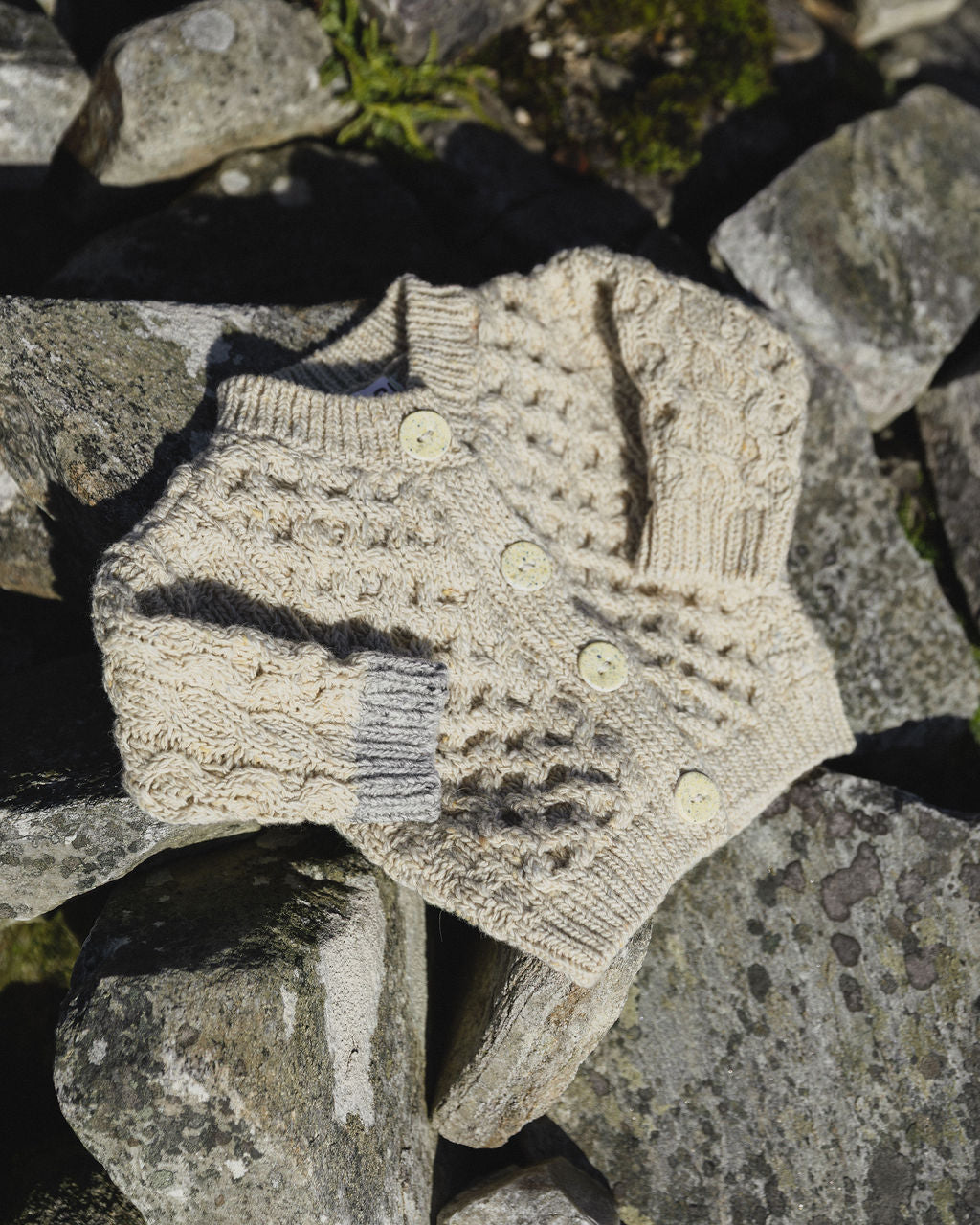 The Baby Aran Cardigan