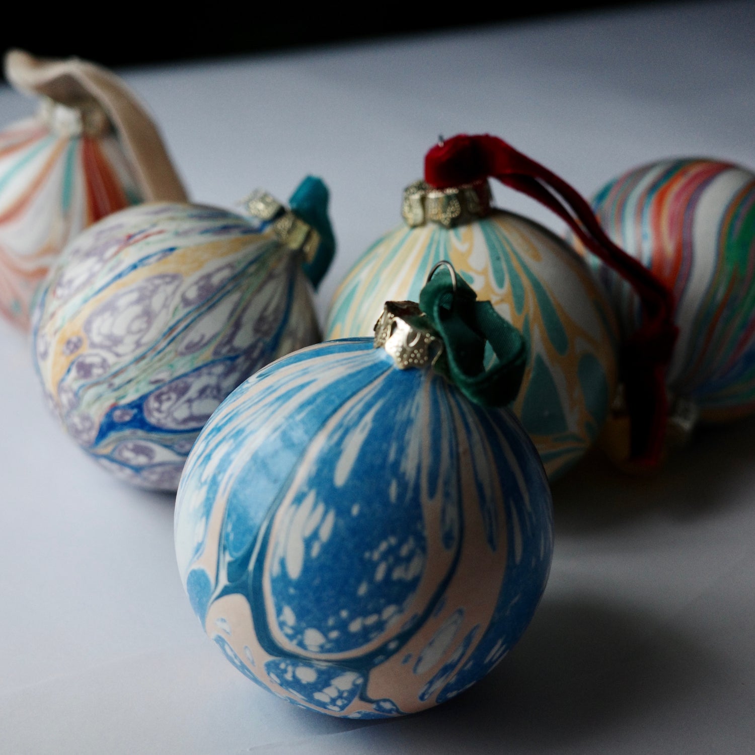 The Marbled Ornaments