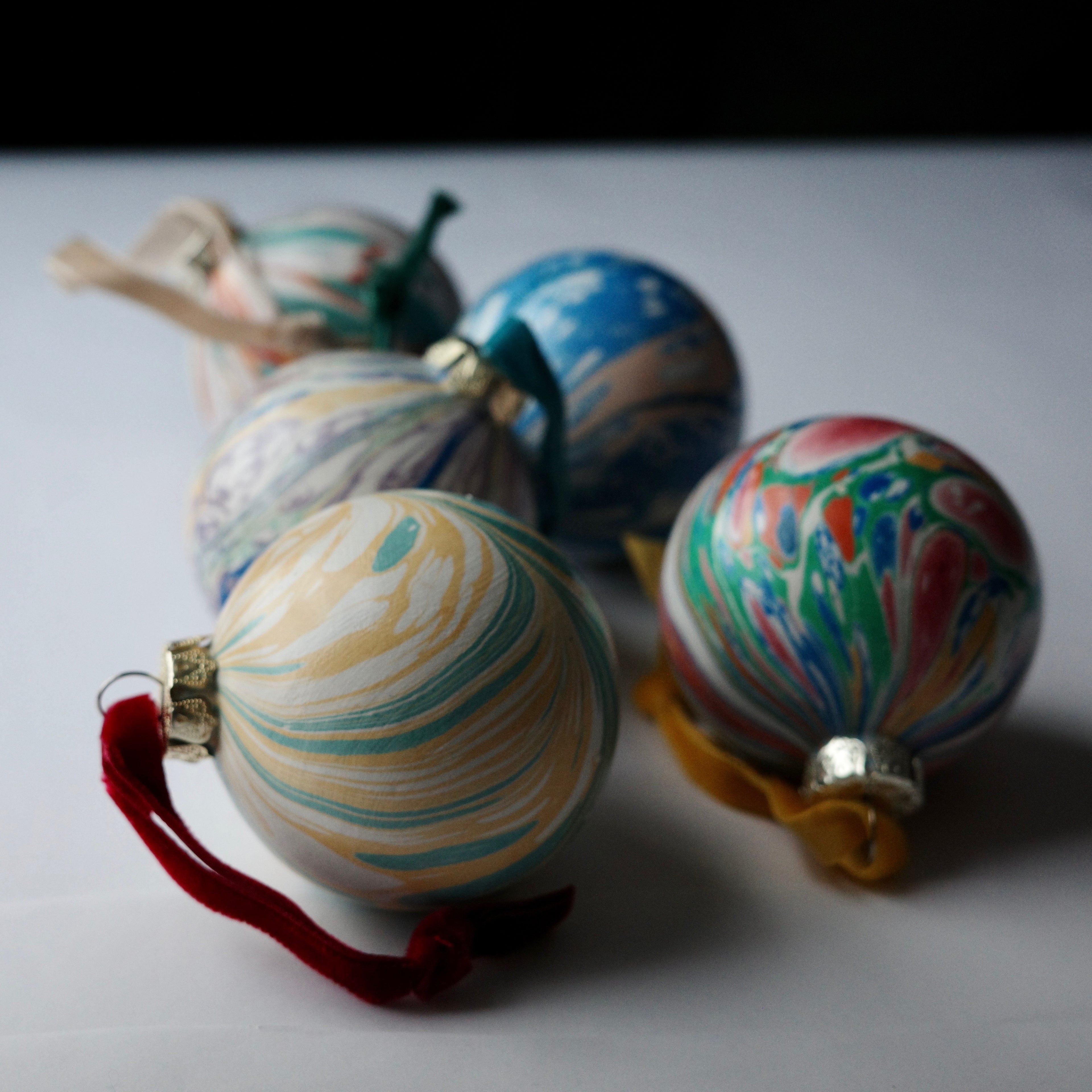 The Marbled Ornaments