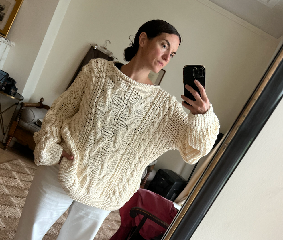 The Cable Knit Sweater - Studio Sample