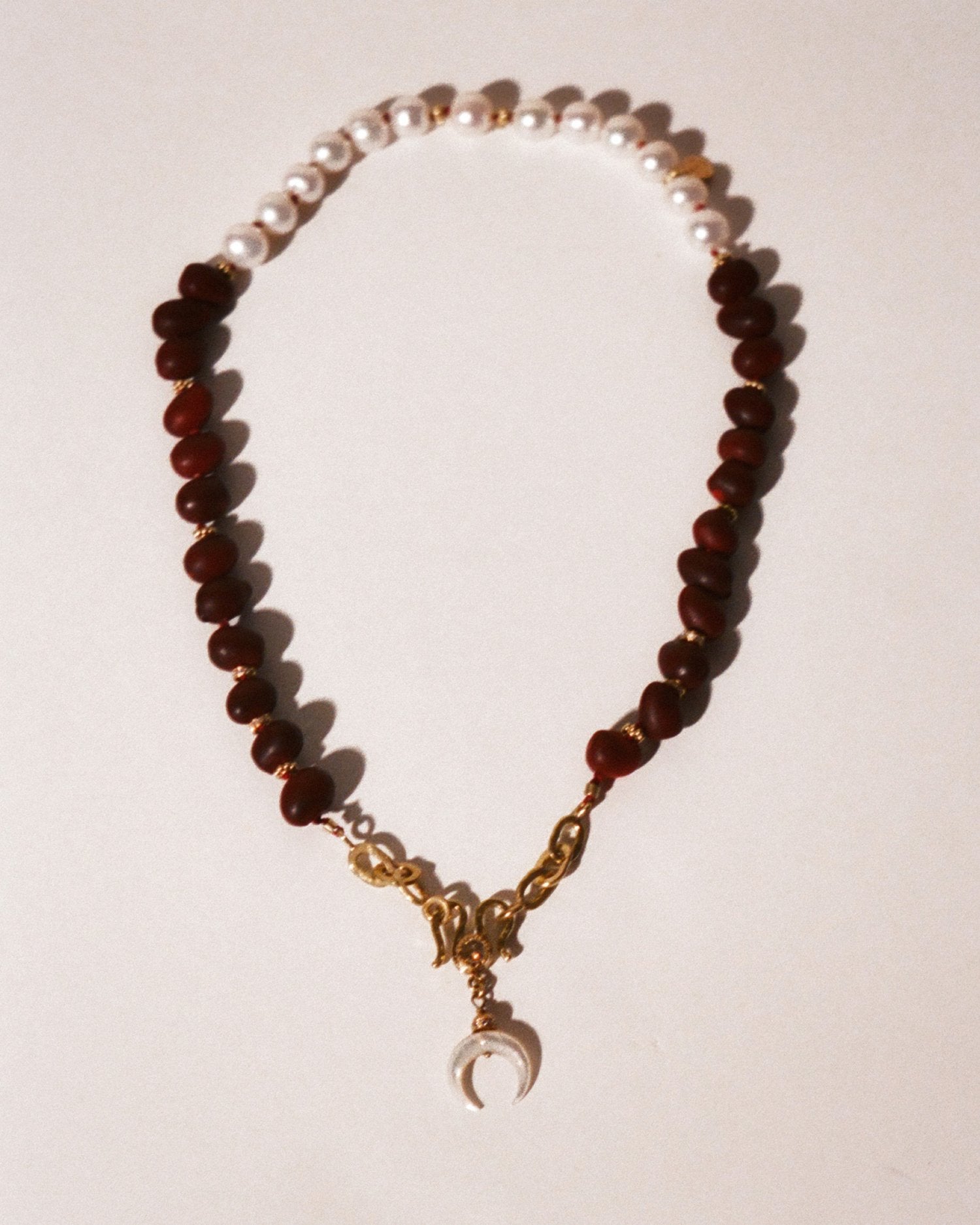 Mescal Necklace with Pearls